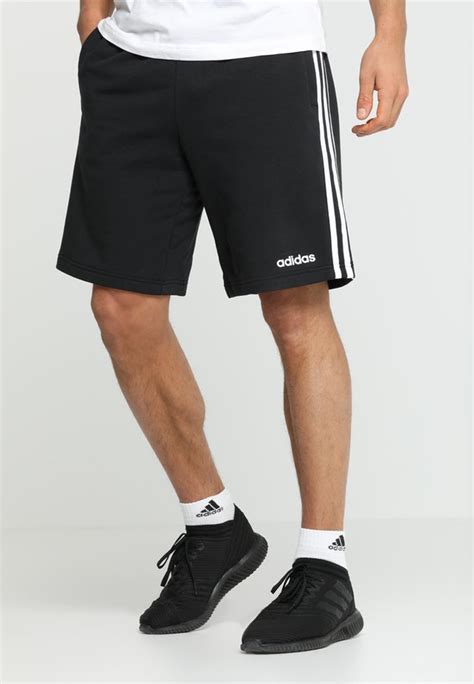 Kurze schwarze adidas Sporthosen online kaufen 